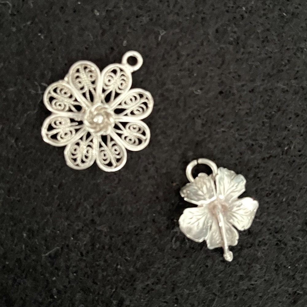 STERLING CHARMS OR PENDANTS